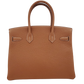 Hermes Birkin 30 Togo Gold W Engraved G Hardware