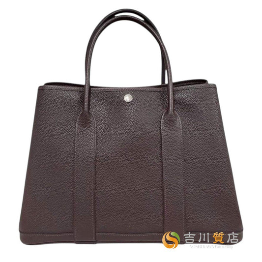 エルメス  HERMES ガーデンパーティPM ニコチン・コカオン ネゴンダ  G刻印  SV金具/AT260701