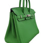 Hermes Birkin 25 Togo Vert Yucca B stamped SV hardware