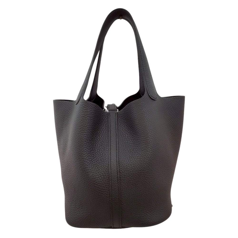エルメス  HERMES ピコタンロックMM ノワール トリヨン  U刻印  SV金具