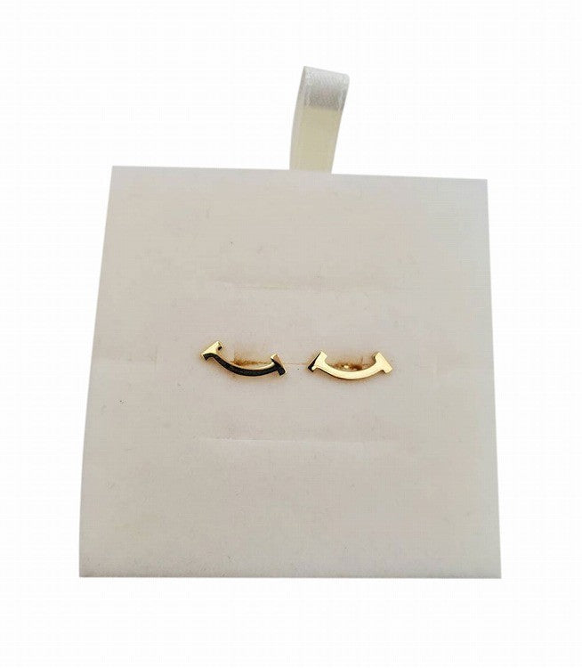 Tiffany &amp; Co. 750YG Smile Earrings