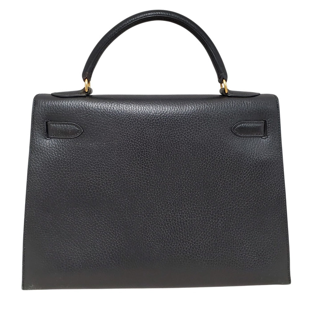 エルメス  HERMES  ケリー32  アルデンヌ  ノワール  G金具  □C刻印/MA2602021