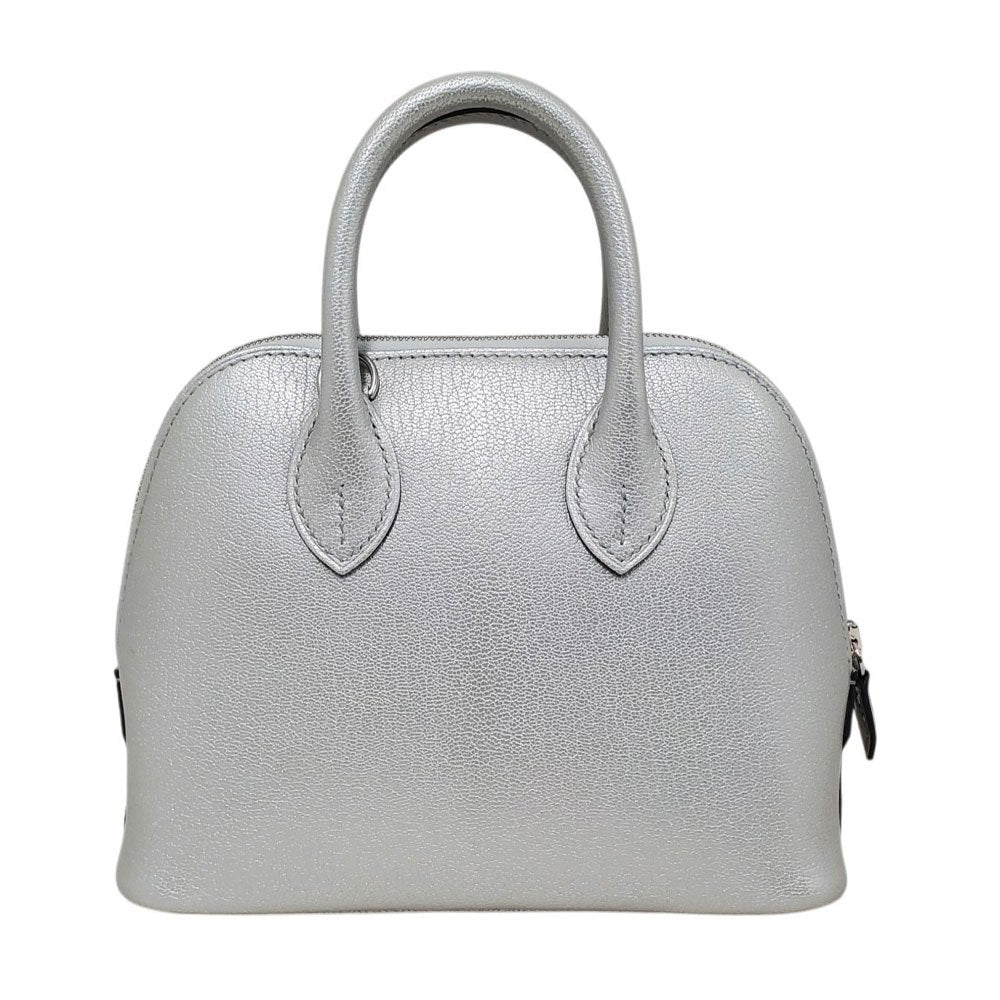 エルメス  HERMES  ボリード1923 ミニ シェーブルシャムキライト アルジャン SV金具 K刻印/AT2609045