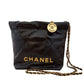 シャネル  CHANEL AS3980 ブラック シャイニーカーフスキン  シャネル22ミニチェーンショルダー