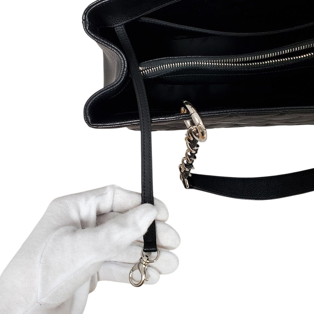 シャネル  CHANEL  キャビアスキン  マトラッセ  ココマーク  GSTチェーントートバッグ  ブラック A50995/MA2503013