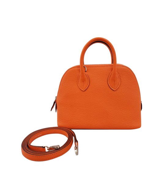 エルメス  HERMES  ボリード1923ミニ  シェーブル  オレンジミニアン