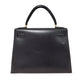 エルメス  HERMES  ケリー28  ノワール  ボックスカーフ  外縫い  〇Z刻  G金具/MA2508004