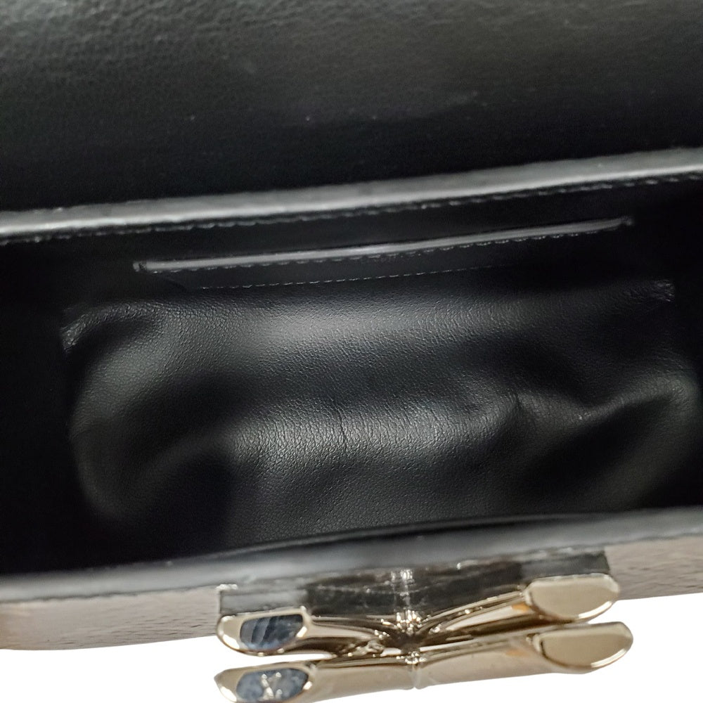 ルイヴィトン  LOUIS  VUITTON  モノグラム  パイソン  ツイストPM  N96931  エキゾチックレザー  ノワール/AT240421