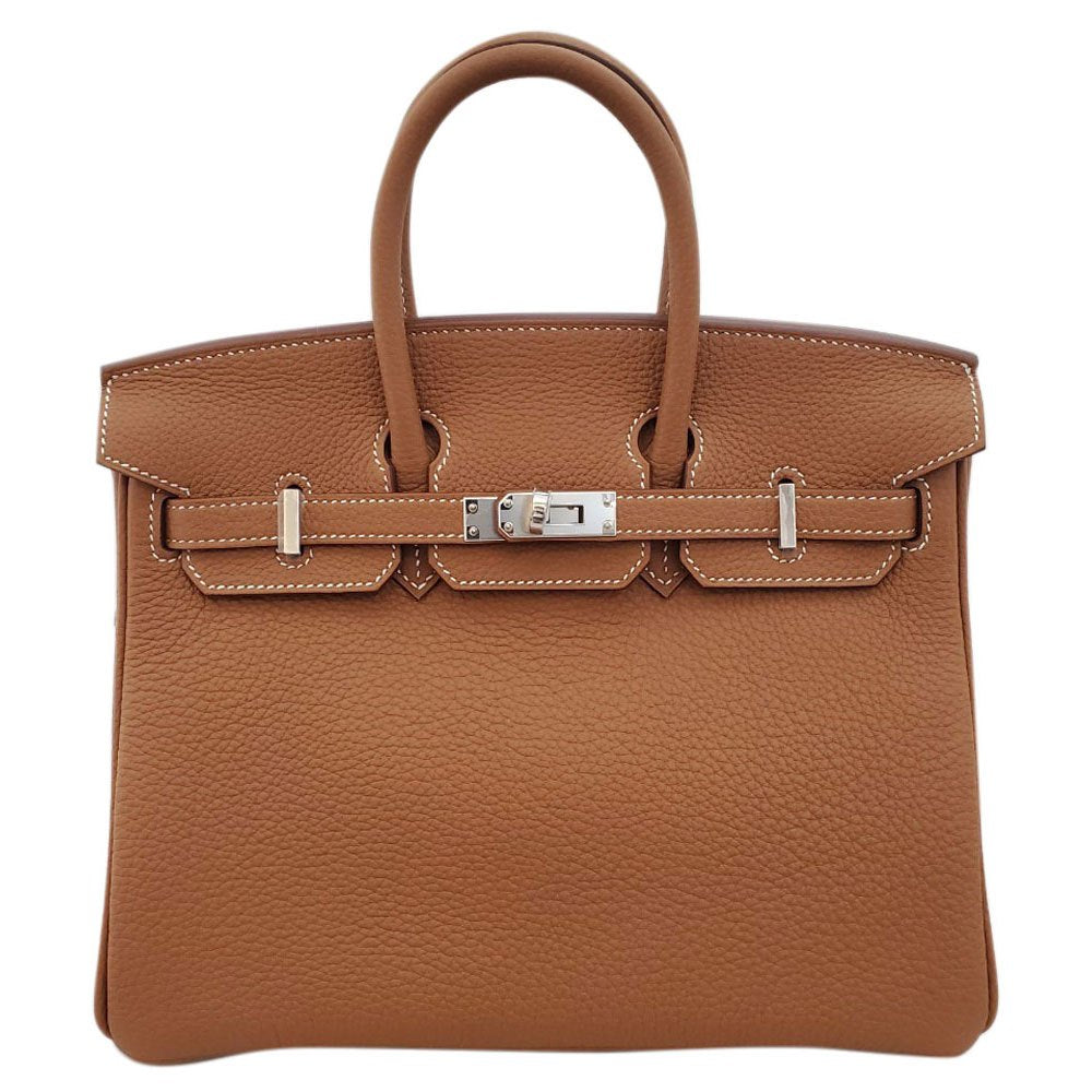 エルメス  HERMES バーキン25 ゴールド トゴ  SV金具  W刻印/AT240822