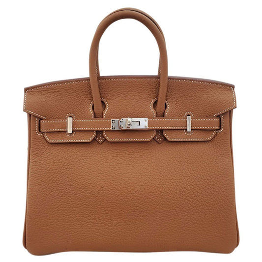 エルメス  HERMES バーキン25 ゴールド トゴ  SV金具  W刻印/AT240822