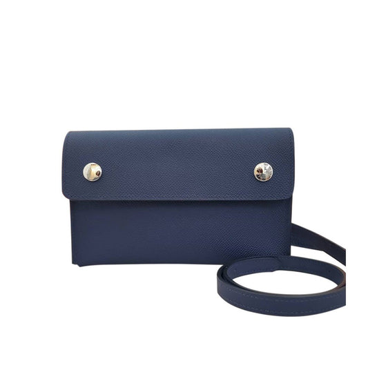 エルメス  HERMES ナップトゥーゴー  エプソン  ブルーネイビー  ショルダーバッグ  SV金具/AT240310