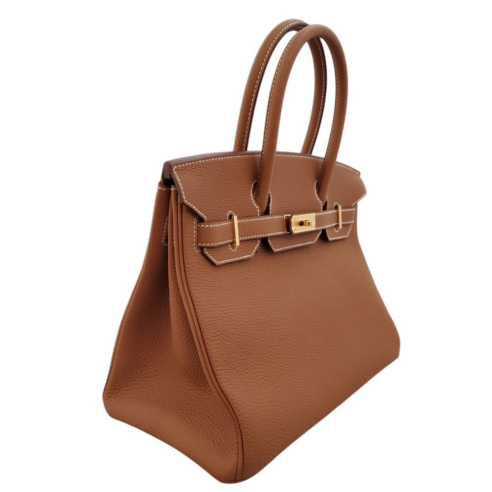 エルメス  HERMES  バーキン30  トゴ  ゴールド  W刻印  G金具/MA2410006