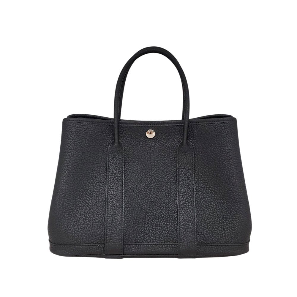 エルメス  HERMES  ガーデンパーティTPM  ネゴンダ  ノワール  SV金具  W刻印/AT241233