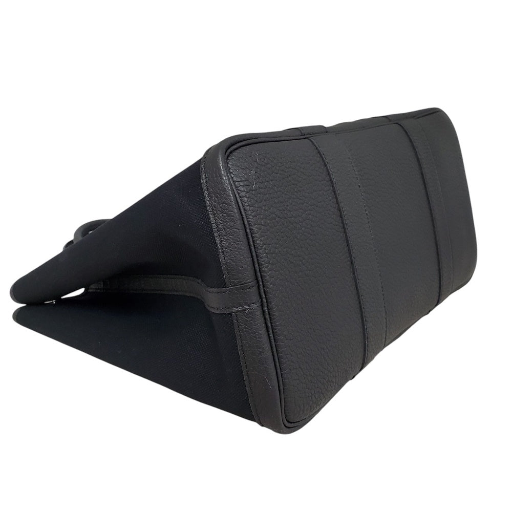 エルメス  HERMES  ガーデンパーティPM  ノワール  トワルアッシュ  B刻印  SV金具/MA2508005