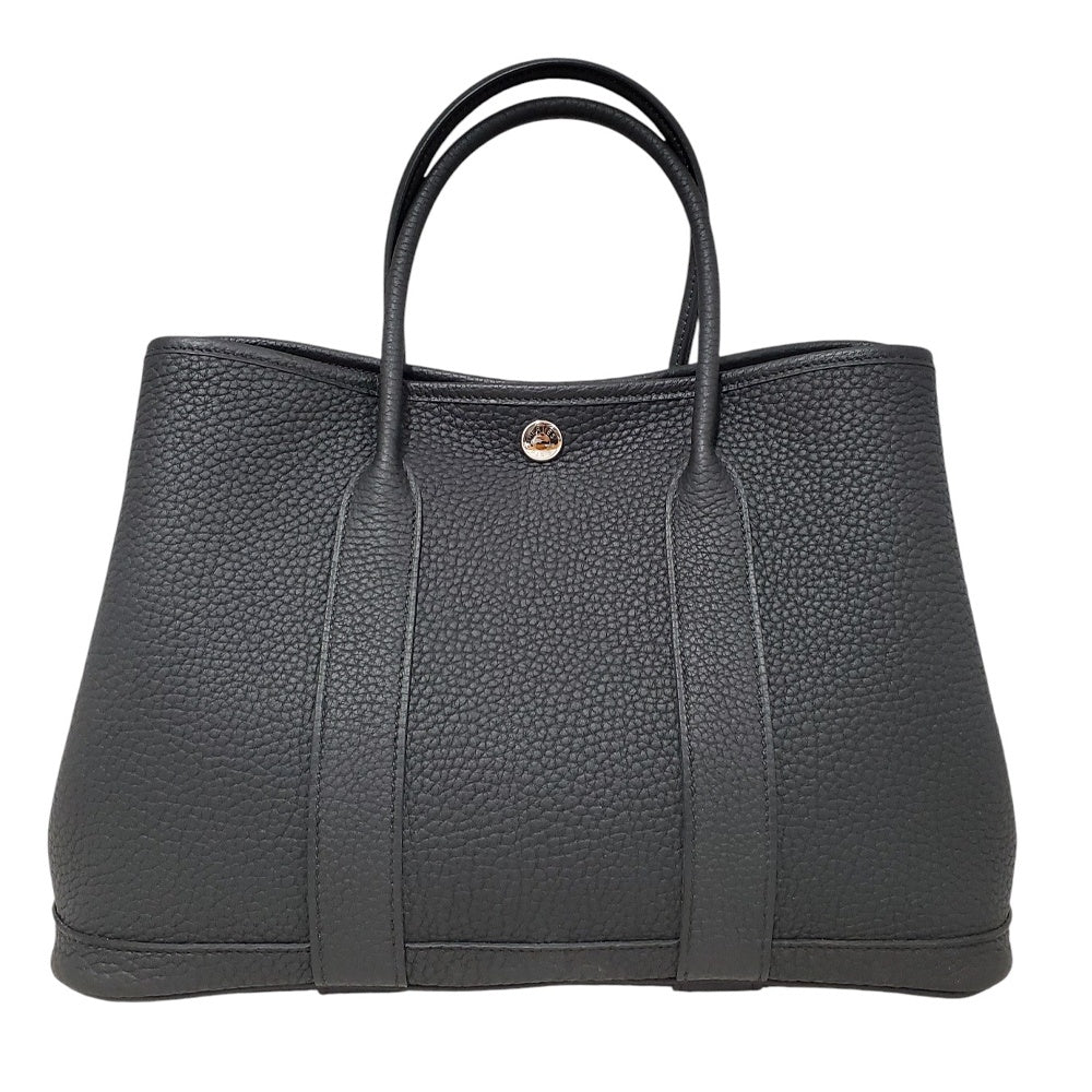 エルメス  HERMES  ガーデンパーティTPM  ネゴンダ  ノワール  SV金具  W刻印/MA2410050