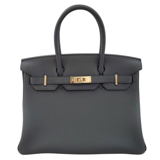 Hermes Birkin 30 Togo Grimist W stamped silver hardware