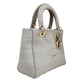 ディオール  Dior  レディディオール  D-Lite  ミディアム  ハンドバッグ  グレー/MA2502009