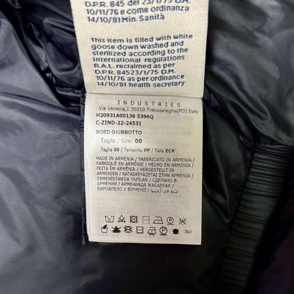 モンクレール  MONCLER  BOED  ダウンジャケット  ブラック  XXS～XS/MA2512024