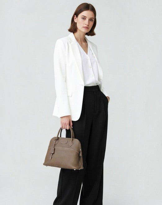 エルメス  HERMES  ボリード31  トリヨン  エトゥープ  SV金具  A刻印/MA2406004