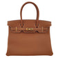 Hermes Birkin 30 Togo Gold W Engraved G Hardware