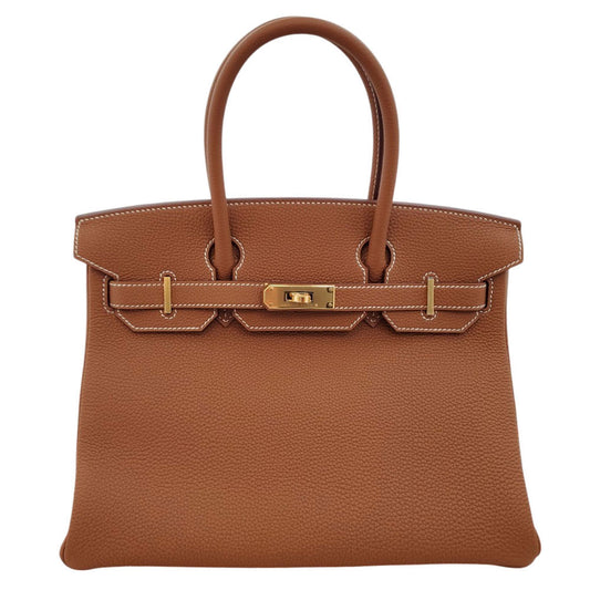 エルメス  HERMES  バーキン30  トゴ  ゴールド  W刻印  G金具