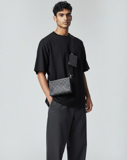 ルイヴィトン LOUIS VUITTON モノグラム・エクリプス ガストン