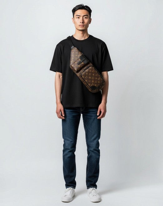 ルイヴィトン  LOUIS  VUITTON  モノグラム・マカサー  クリストファー  バムバッグ  M45337/MA2512016