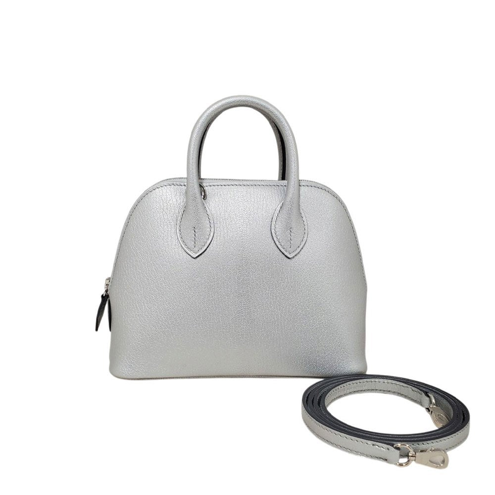 エルメス  HERMES  ボリード1923 ミニ シェーブルシャムキライト アルジャン SV金具 K刻印/AT2609045