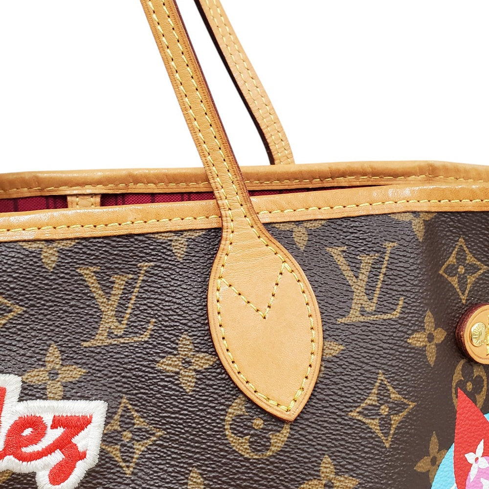 【中古】ルイヴィトン  LOUIS  VUITTON  モノグラム  ネヴァーフルMM  パッチーズ  M43988/MA2507017 ルイヴィトン LOUIS VUITTON モノグラム ネヴァーフルMM パッチーズ