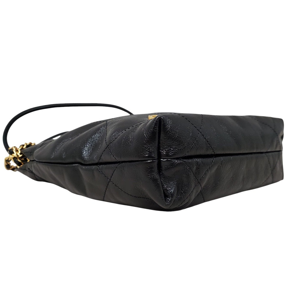 シャネル CHANEL シャイニーカーフスキン CHANEL22 ミニ パール