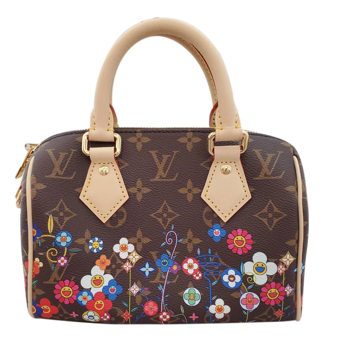 Louis Vuitton LOUIS VUITTON Monogram Speedy Bandouliere 20 M14175 LV x Takashi Murakami