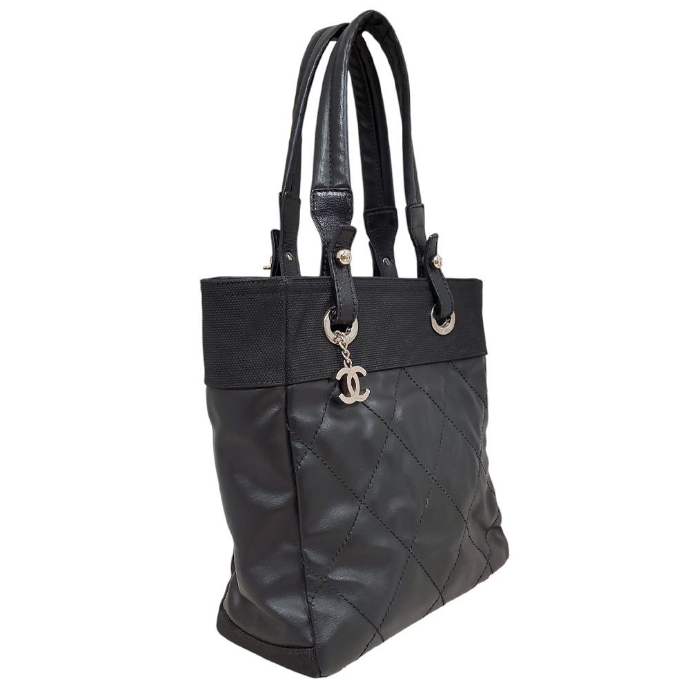 シャネル  CHANEL  パリビアリッツ  トートPM  ブラック  A34208/MA2506007