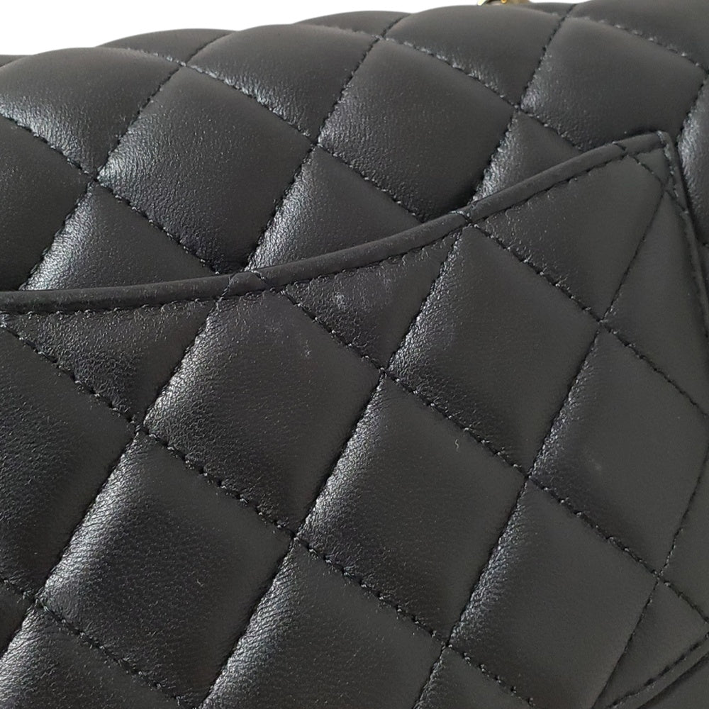 シャネル  CHANEL マトラッセ20 チェーンショルダー A69900 ブラック ラムスキン/MA2609022