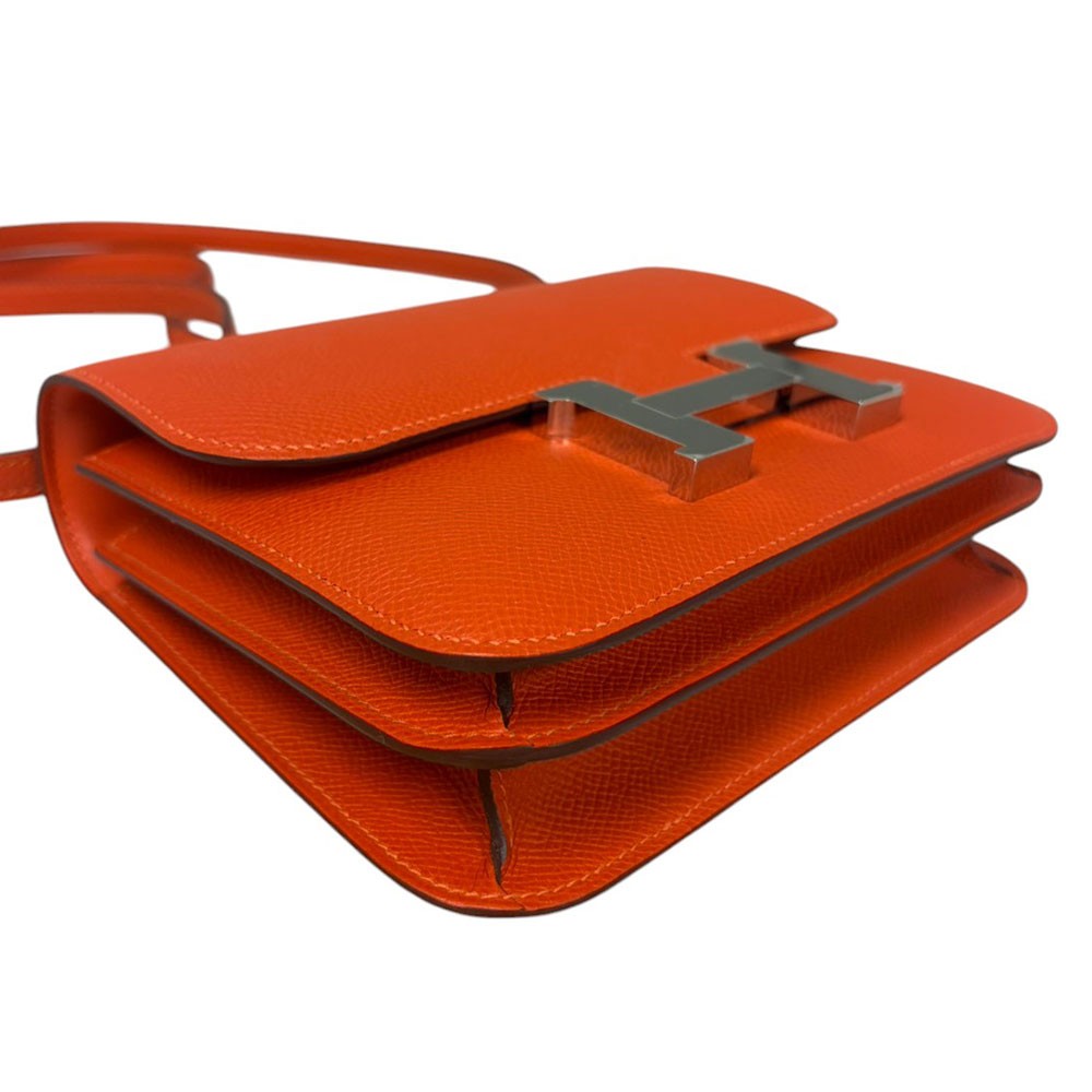 エルメス  HERMES コンスタンスⅢミニ18 フー エプソン  ミロワール  ショルダーバッグ  SV金具  G刻印/AT2608018
