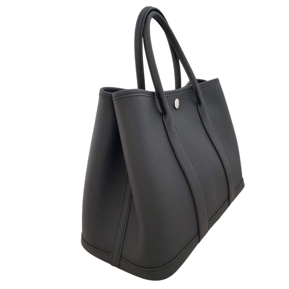 エルメス  HERMES  ガーデンパーティTPM  ネゴンダ  ノワール  SV金具  W刻印