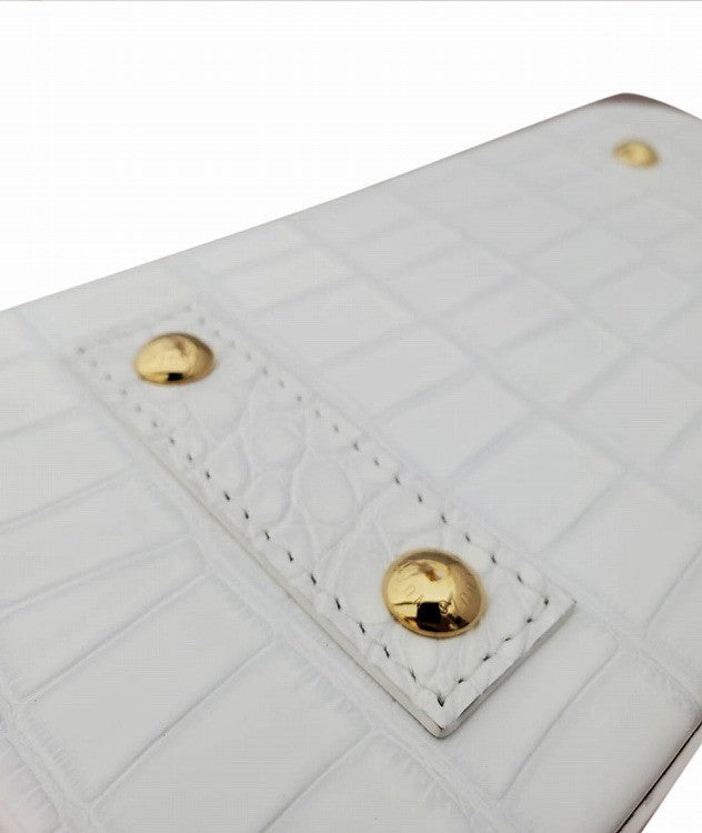 ルイヴィトン  LOUIS  VUITTON  アルマBB  エキゾチッククロコ  N94106  ホワイト/AT210250