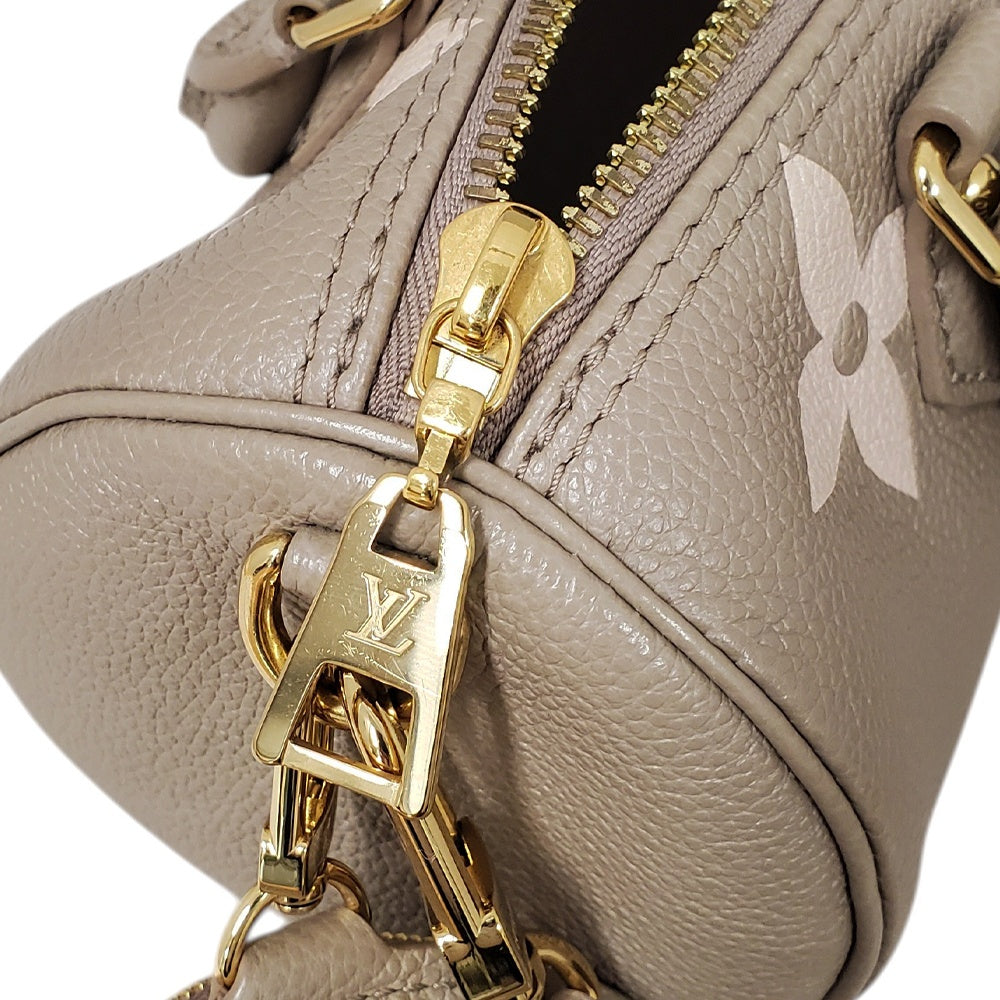 ルイヴィトン  LOUIS  VUITTON  ナノ・スピーディ  モノグラム・アンプラント  トゥルトレームグレー/クリーム  M82890/MA2602020