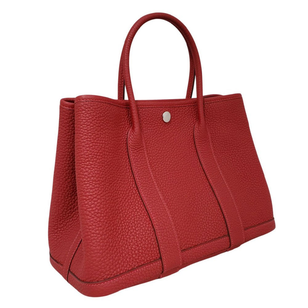 エルメス  HERMES  ガーデンパーティTPM ネゴンダ ルージュピマン SV金具 G刻印/AT2608041