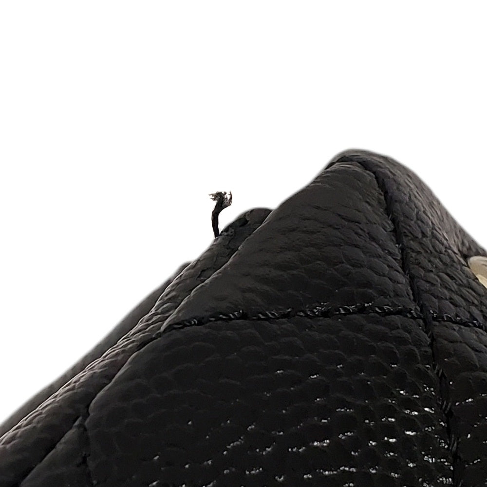 シャネル  CHANEL  キャビアスキン  マトラッセ  ココマーク  バックパック  リュックサック  ブラック  AS3787/AT240115