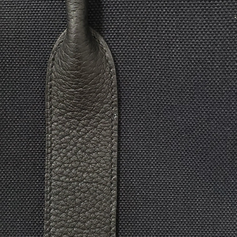 エルメス  HERMES  ガーデンパーティPM  ノワール  トワルアッシュ  B刻印  SV金具/MA2508005