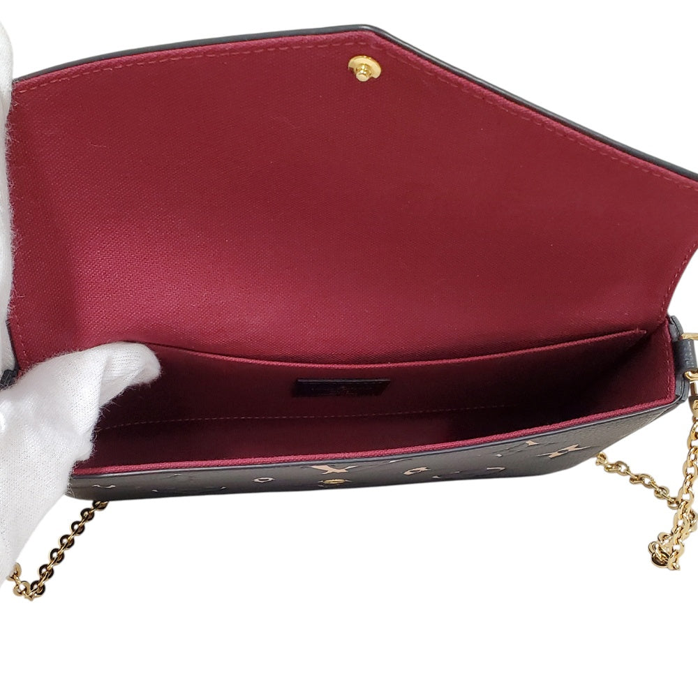 ルイヴィトン  LOUIS  VUITTON  モノグラム・アンプラント  ポシェット・フェリシー  M82479 ブラック/ベージュ/MA2512022