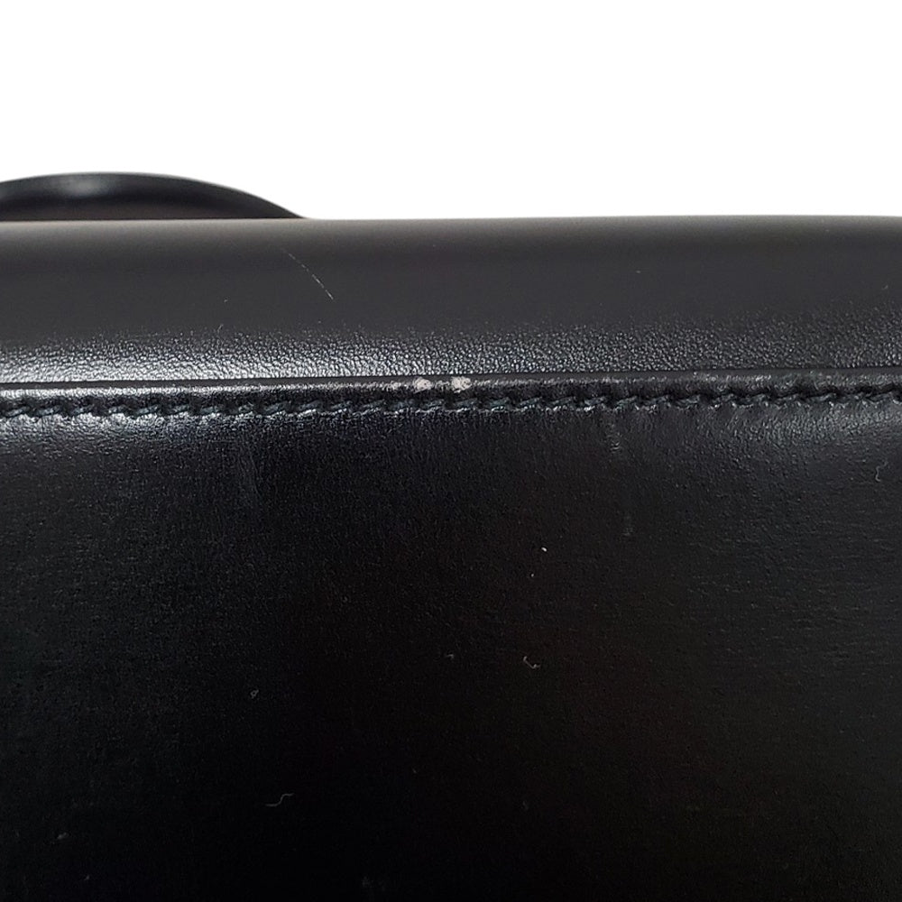 エルメス  HERMES  ケリー32  ボックスカーフ  ノワール  外縫い  G金具  〇A刻印/MA2402002