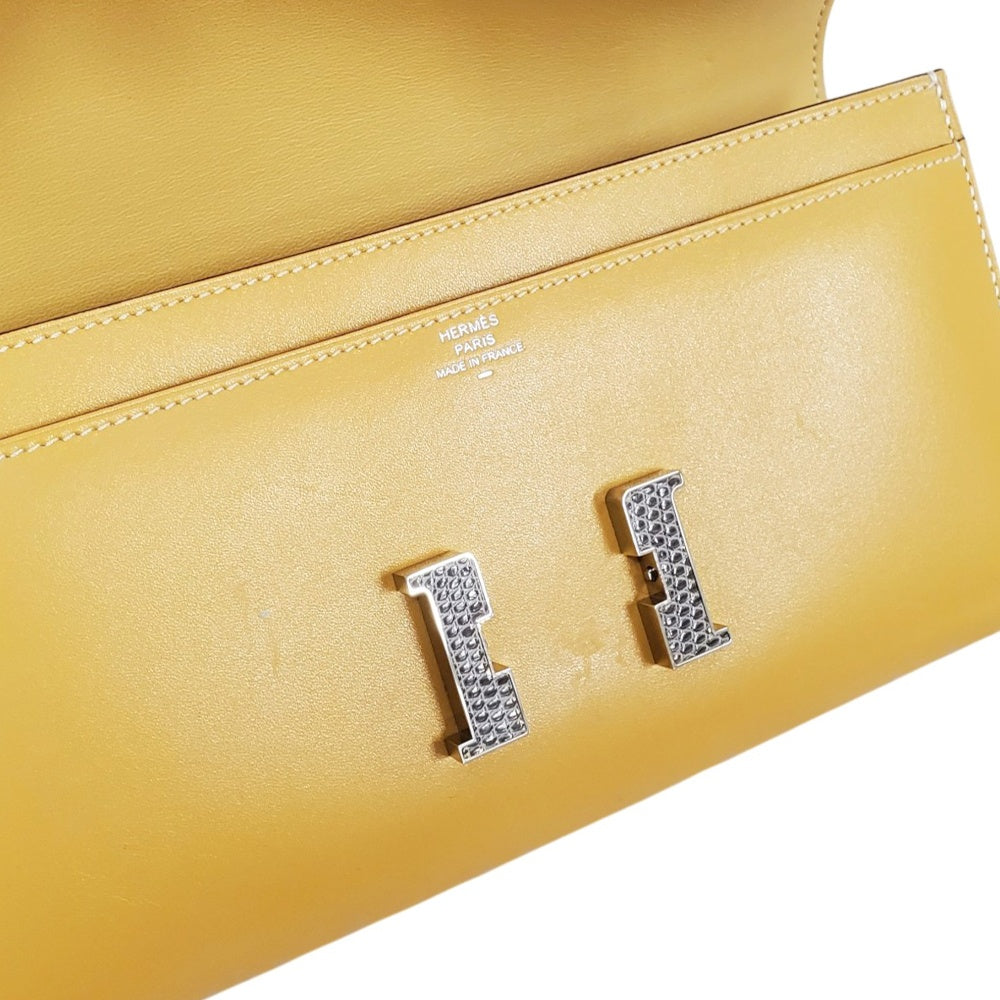 エルメス  HERMES  コンスタンスロング  タデラクト/リザード  パイユ  SV金具  A刻印/AT210402