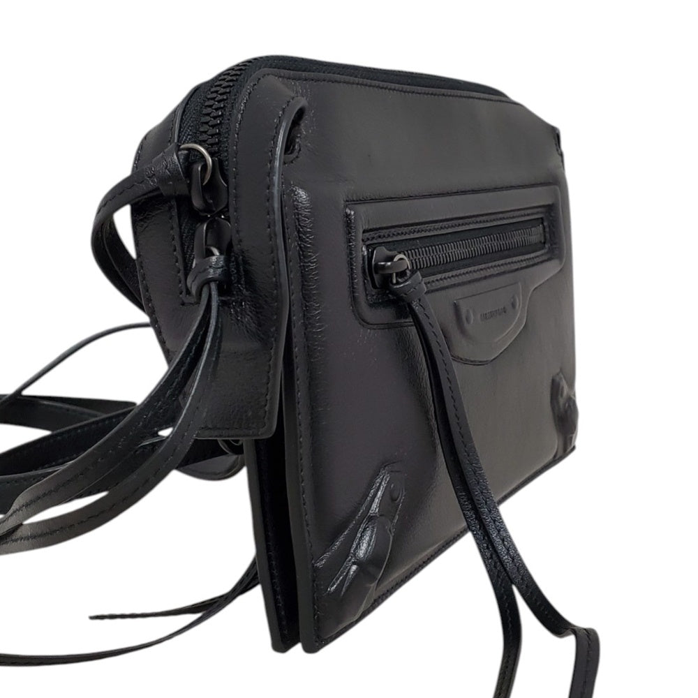 バレンシアガ  BALENCIAGA  レザー  ネオクラシック  ショルダーバッグ  ブラック/MA2602003