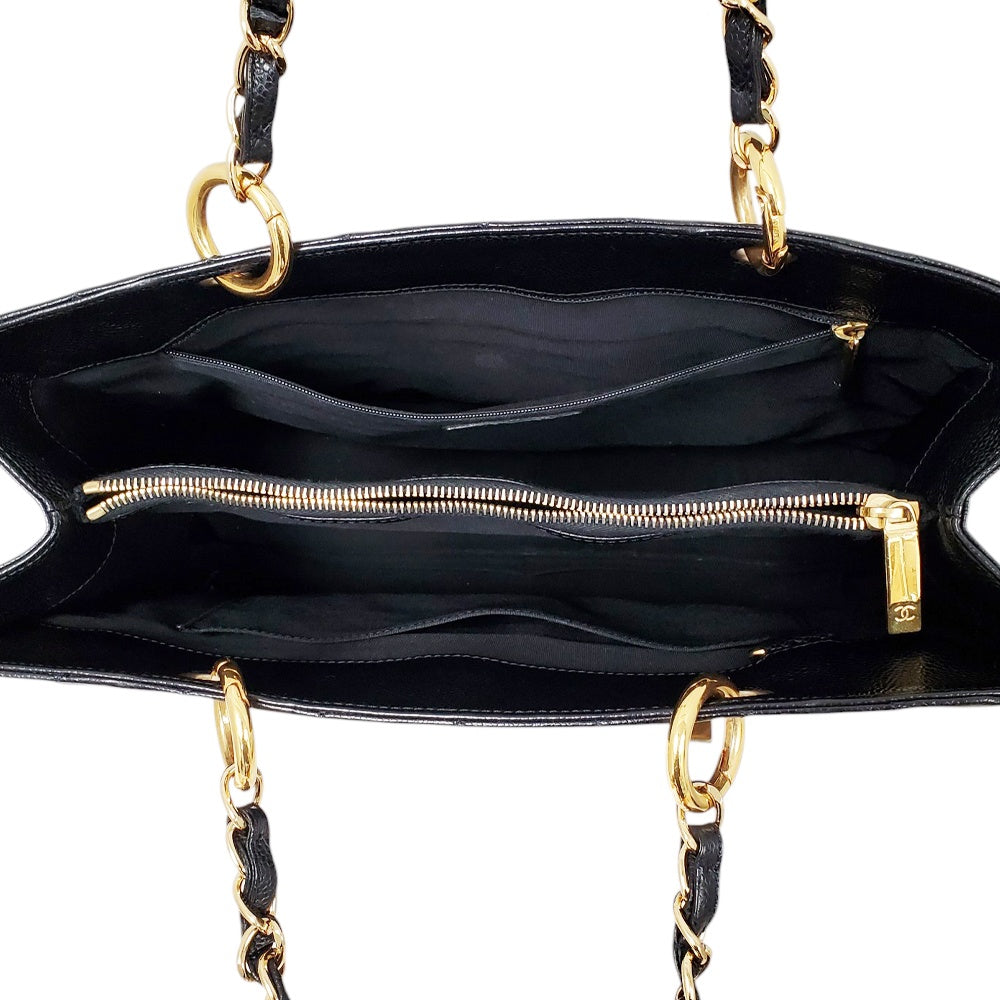 シャネル CHANEL キャビアスキン GSTチェーントートバッグ A50995