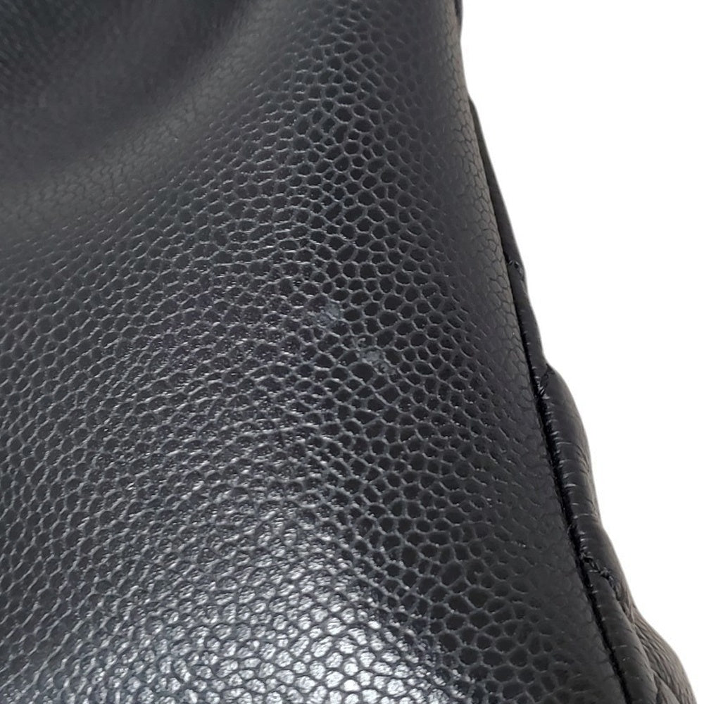 シャネル  CHANEL  キャビアスキン  マトラッセ  ココマーク  GSTチェーントートバッグ  ブラック A50995/MA2503013
