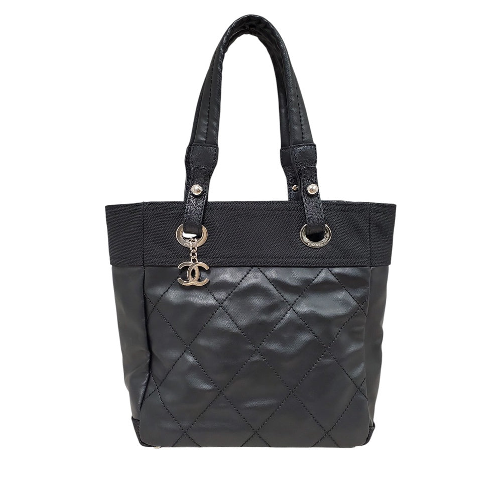 シャネル  CHANEL  パリビアリッツ  トートPM  ブラック  A34208/MA2507011