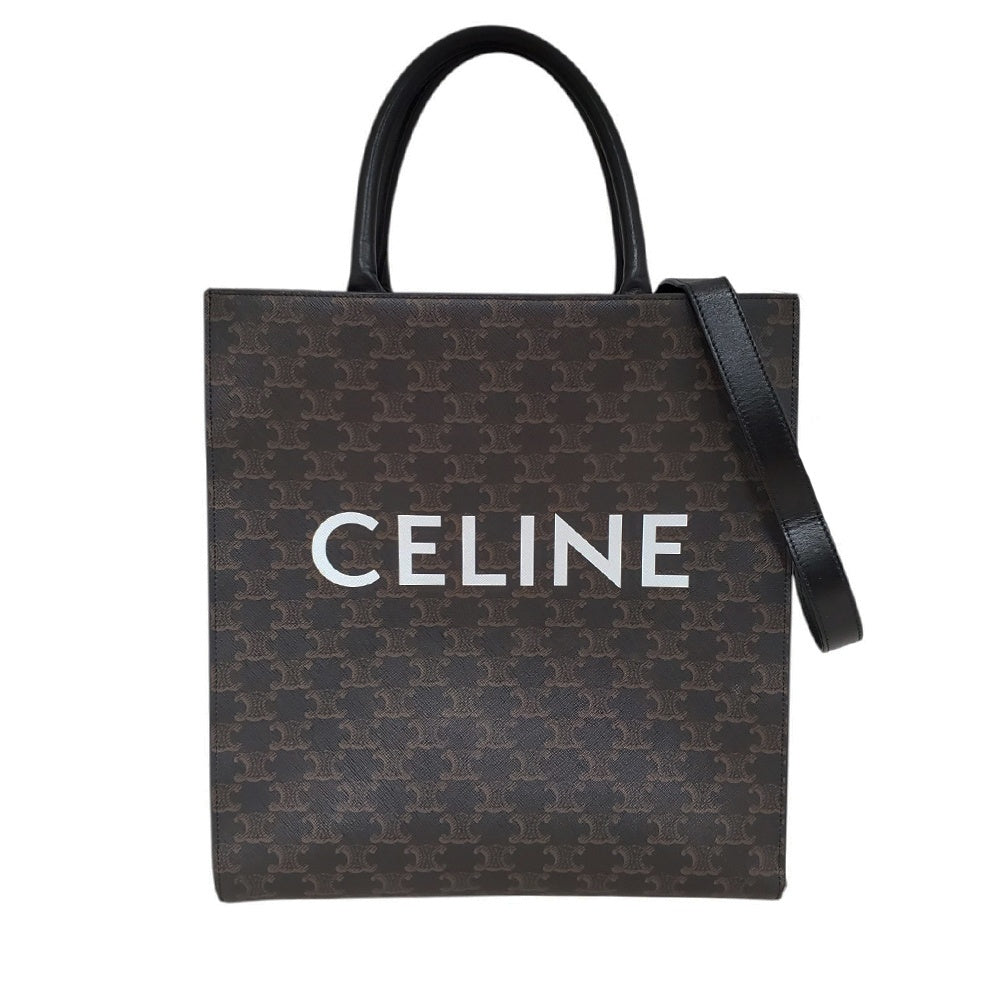 セリーヌ  CELINE  トリオンフ  バーティカルカバ  ミディアム  ブラック/MA2602011