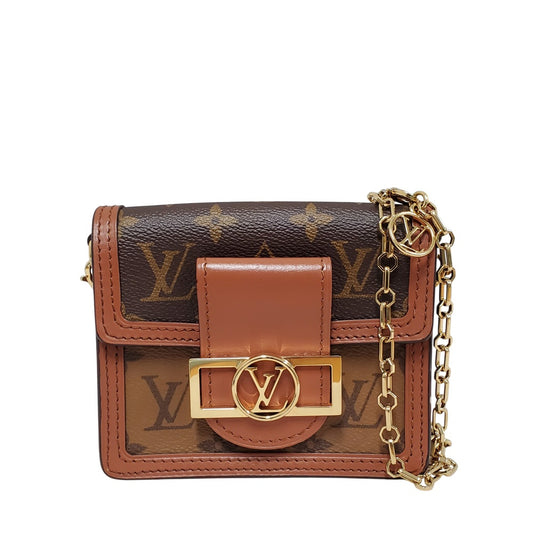 ルイヴィトン  LOUIS  VUITTON ピコ･ドーフィーヌ M82749 モノグラム･リバース  チェーンショルダーバッグ/MA2607004