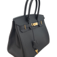 エルメス  HERMES  バーキン30  エプソン  ノワール  □K刻印  G金具
